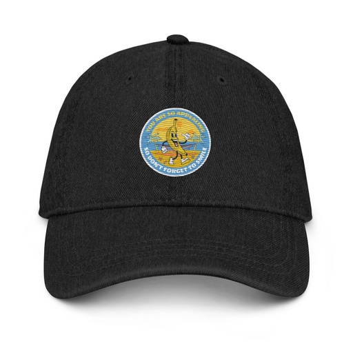 [ID: 463-G135] Banana project _-) Denim Hat