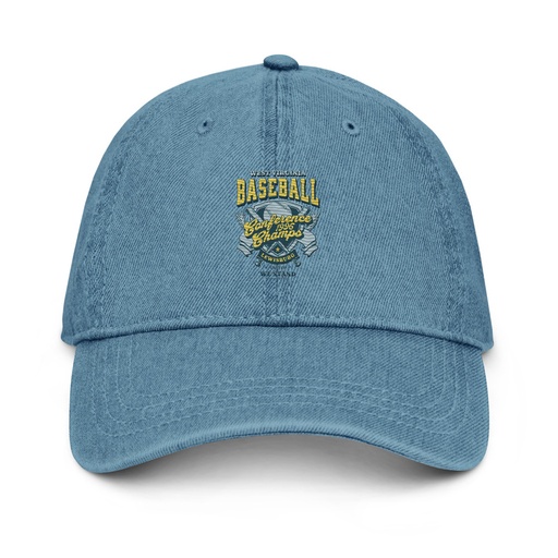 [ID: 463-G141] Baseball Conference Championships - Athlectic Badge Denim Hat
