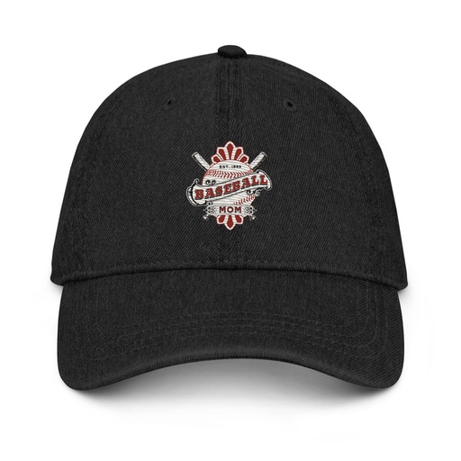 [ID: 463-G144] Baseball Mom Denim Hat