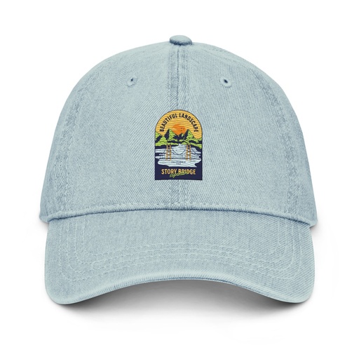 [ID: 463-G172] Beautiful Landscape - Outdoor Denim Hat