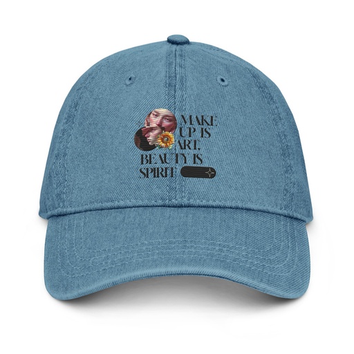 [ID: 463-G174] Beauty is Spirit Denim Hat