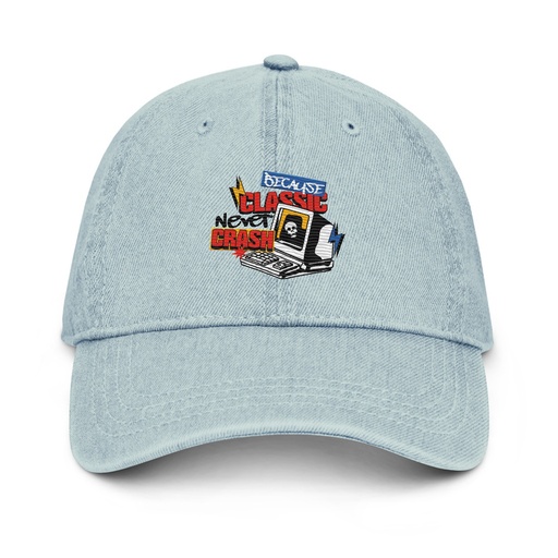 [ID: 463-G175] Because Classic Never Crash Denim Hat