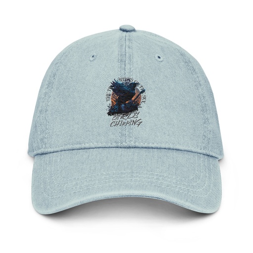 [ID: 463-G210] Birds Chirping Denim Hat