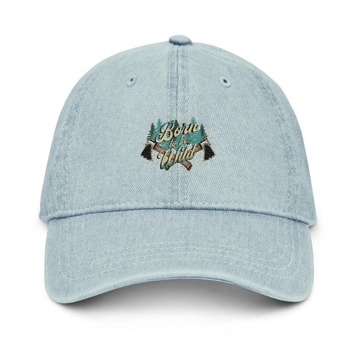 [ID: 463-G262] Born to be Wild (2) Denim Hat