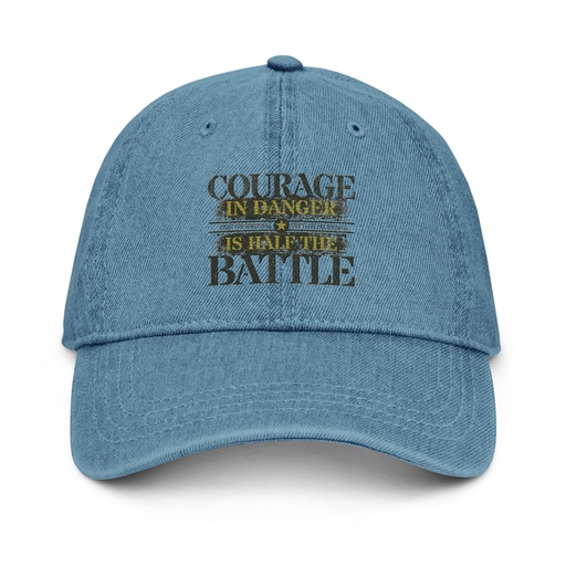 [ID: 463-G281] Brave Soldier Denim Hat