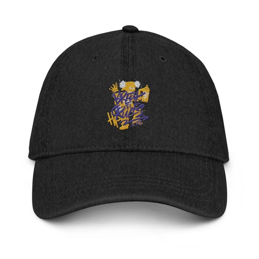 [ID: 463-G282] Break the Rules Graffiti - Spray Paint Denim Hat