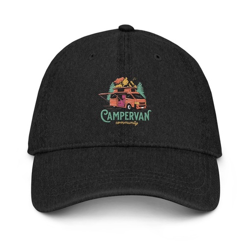 [ID: 463-G322] Campervan Community - Outdoor Adventure Denim Hat