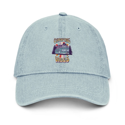 [ID: 463-G327] Camping Vibes Denim Hat