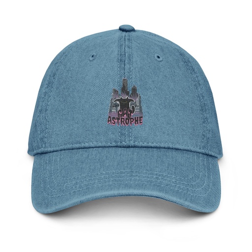 [ID: 463-G340] cat-astrophe Denim Hat