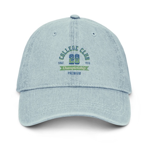 [ID: 463-G352] CC 28 Denim Hat