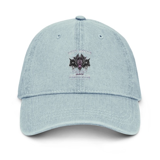 [ID: 463-G354] Cerberus Hell Hound Streetwear - Dark Aesthetic Denim Hat
