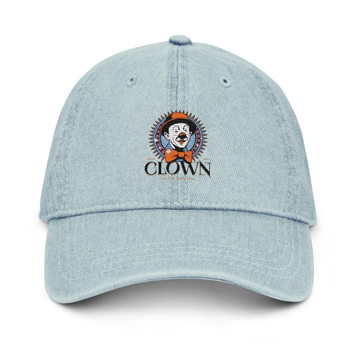 [ID: 463-G388] CLOWN LOGO Denim Hat