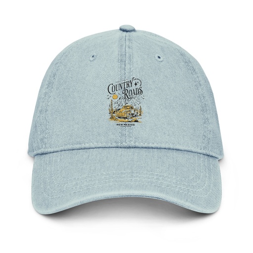 [ID: 463-G427] Country Roads - Wild West Denim Hat