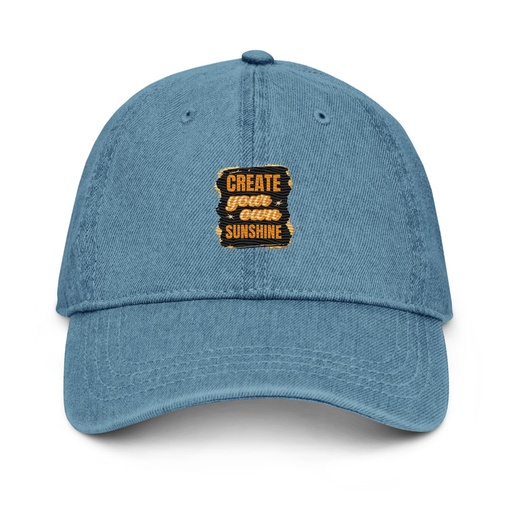[ID: 463-G432] Create your own Sunshine Denim Hat
