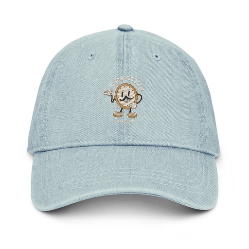 [ID: 463-G433] Creative Time Denim Hat