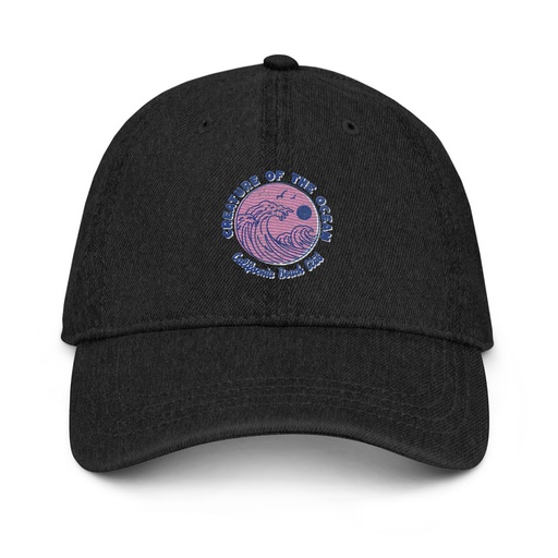 [ID: 463-G435] Creature of the Ocean Denim Hat