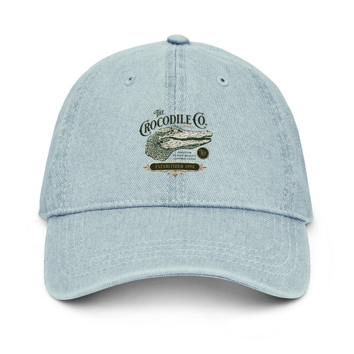 [ID: 463-G439] Crocodile Co. - Wild Animal Denim Hat