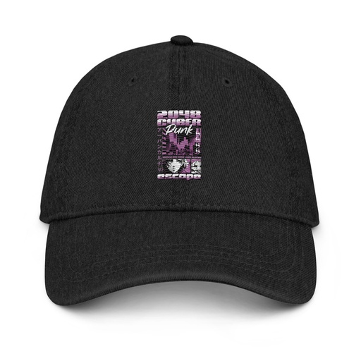 [ID: 463-G458] Cyber Punk Escape - Japanese Anime Denim Hat