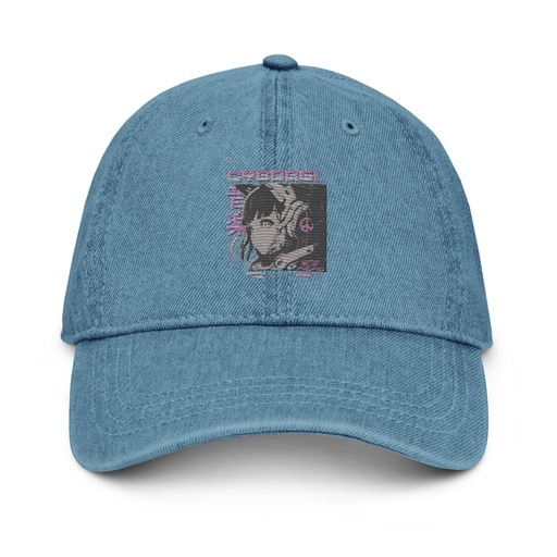 [ID: 463-G459] Cyborg - Y2k Style Denim Hat
