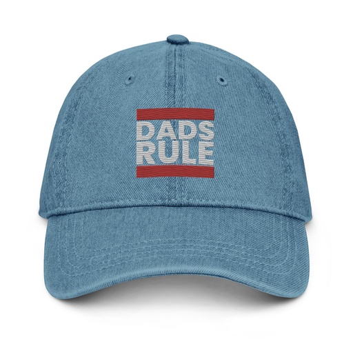 [ID: 463-G462] Dads Rule (1) Denim Hat