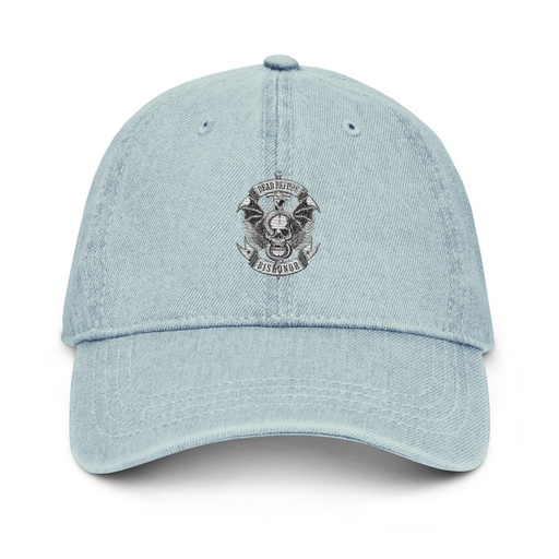 [ID: 463-G472] DEAD BEFORE DISHONOR Denim Hat