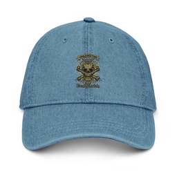 Death Certain and Unexpected Denim Hat