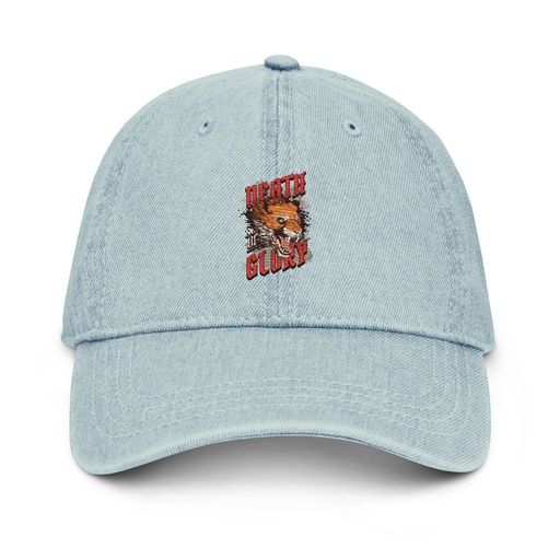 [ID: 463-G479] Death or Glory - Fierce Animal Denim Hat