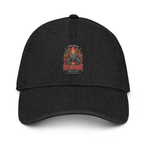 [ID: 463-G488] Demonic Denim Hat