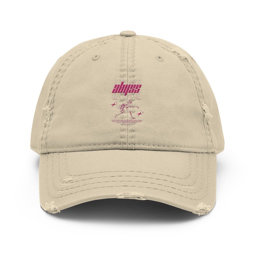 [ID: 396-G21] Abyss Distressed Dad Hat
