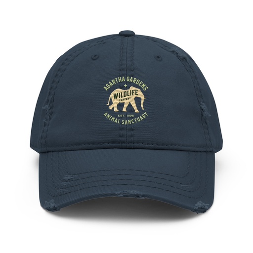 [ID: 396-G33] Agartha Gardens Wildlife - Animal Sanctuary Distressed Dad Hat