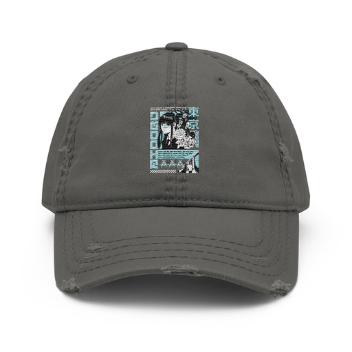 [ID: 396-G35] Aidoru - Japanese Anime Girl Distressed Dad Hat