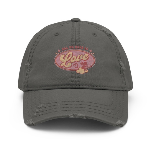 [ID: 396-G48] All We Need Is Love - Cupid Distressed Dad Hat