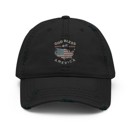 America - Land Of The Free Distressed Dad Hat