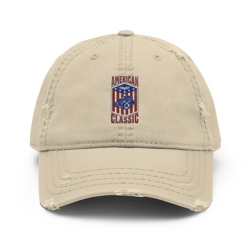 [ID: 396-G66] american classic Distressed Dad Hat