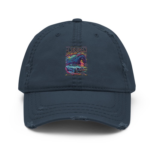 [ID: 396-G74] American Legend Distressed Dad Hat