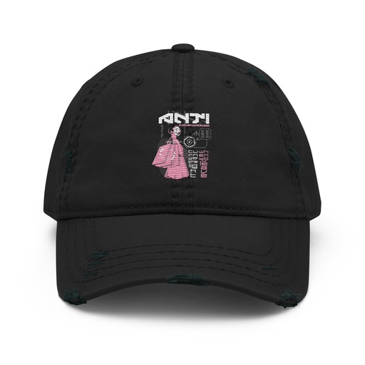 [ID: 396-G91] Anti Consumerism - Futuristic Distressed Dad Hat