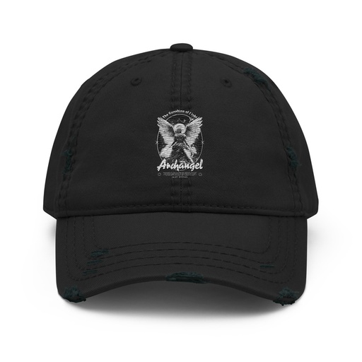 [ID: 396-G99] Archangel Distressed Dad Hat