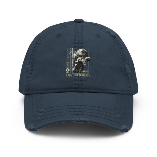 [ID: 396-G106] Asteroids Distressed Dad Hat