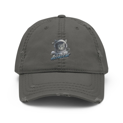 [ID: 396-G109] Astrocat Distressed Dad Hat