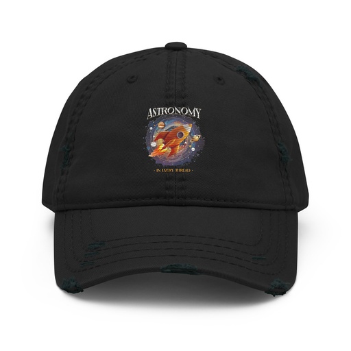 [ID: 396-G111] Astronomy in Every Thread Distressed Dad Hat