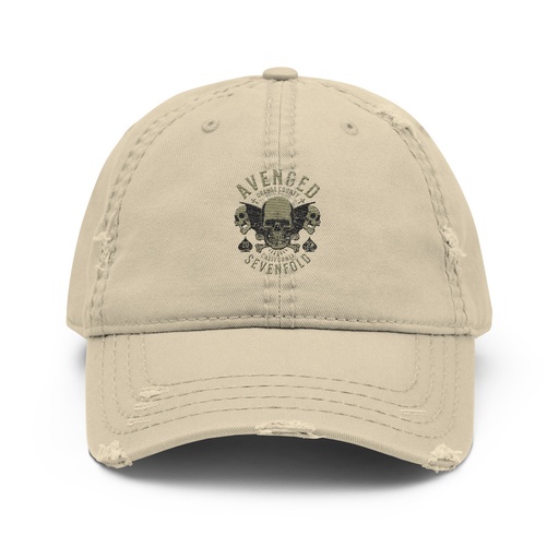 [ID: 396-G117] AVENGED SEVENFOLD Distressed Dad Hat