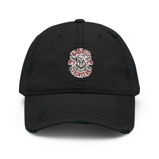 [ID: 396-G130] Badass Fighters Distressed Dad Hat