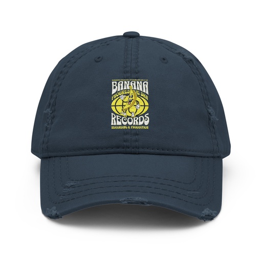 [ID: 396-G136] Banana Records - Comic Character Distressed Dad Hat