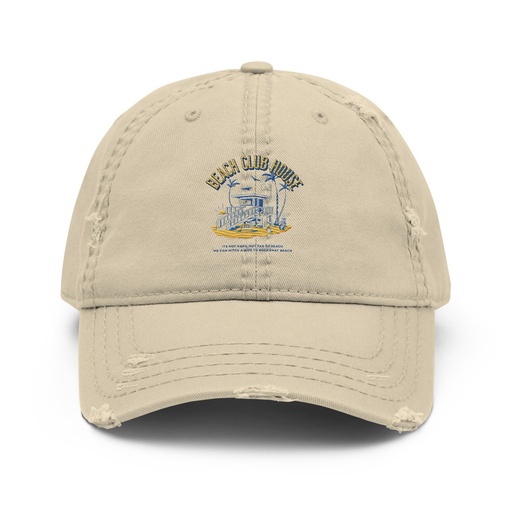 [ID: 396-G151] BCH Distressed Dad Hat