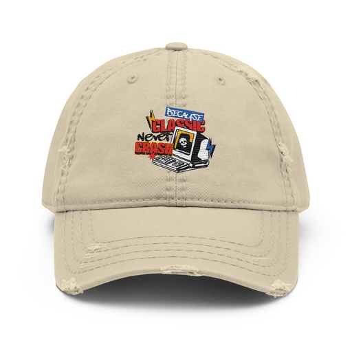 [ID: 396-G175] Because Classic Never Crash Distressed Dad Hat