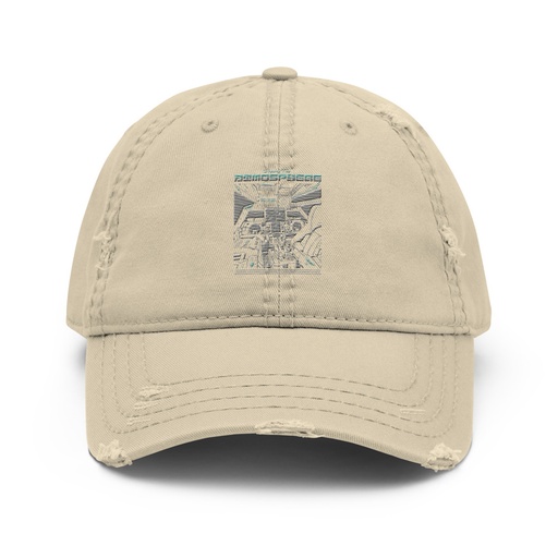 [ID: 396-G199] Beyond The Atmosphere Distressed Dad Hat