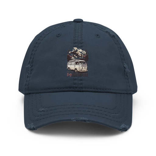 [ID: 396-G200] Big Adventure Distressed Dad Hat