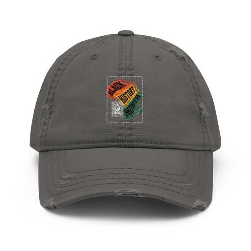[ID: 396-G222] Black History Month - Tribal History Distressed Dad Hat
