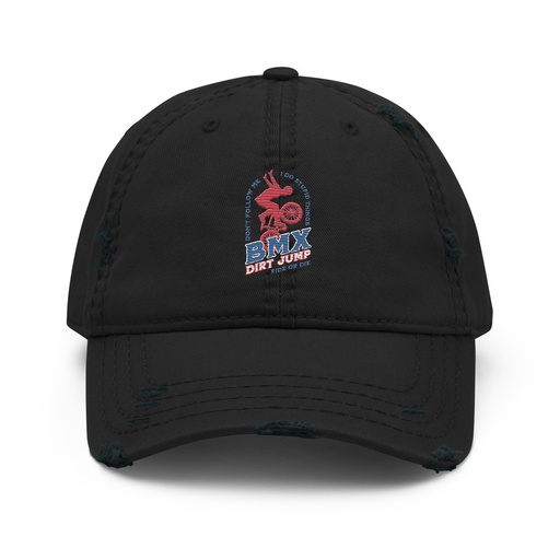 [ID: 396-G244] BMX Dirt Jump - Extreme Sports Distressed Dad Hat