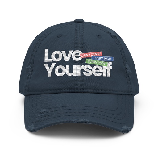[ID: 396-G246] Body Positivity Distressed Dad Hat